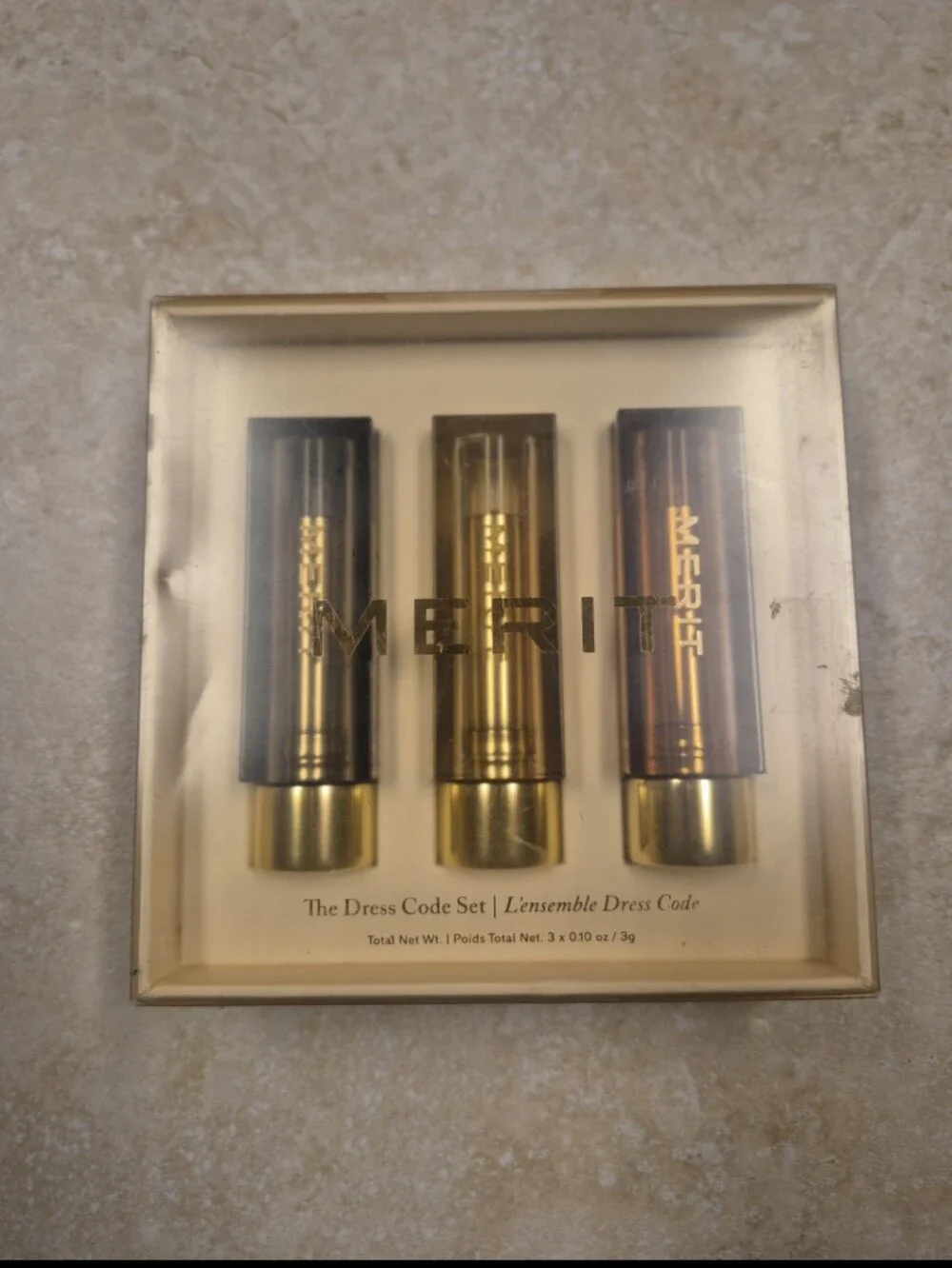 Merit The Dress Code Limited Edition Lipstick Trio